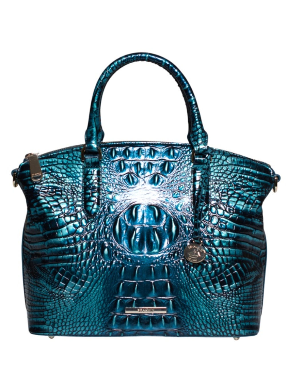 Brahmin Duxbury Satchel in Blue Patina Melbourne – B